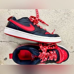 Nike Court Borough Low 2 Black University Red